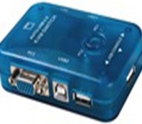 自动USB KVM切换器 2口(塑盒)带线