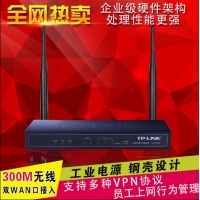 TL-WVR300 300M无线企业级路由器 1百兆固定WAN口 1百兆固定LAN口支持VPN 无线带机量25台总带机量30台 2根可拆天线