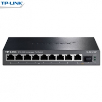 TP-LINK TL-SL1210P 8FE+2GE 8口PoE供电交换机VLAN隔离视频监控