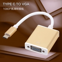 京华（TYPE-V） type-c转vga转换器投影仪连接线转接头 USB-C3...