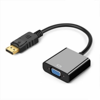 DP公转VGA母显卡Displayport接口连接投影仪显示器转换接头转接