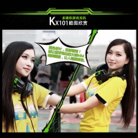 声籁 KX101电脑游戏耳机头戴式电竞绝地求生耳麦台式带话筒