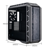 酷冷至尊 MasterCase H500P 台式机电脑大机箱 E-ATX 钢化玻璃RGB