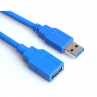 网都 USB3.0 延长线-3米蓝色 纯铜芯线 加粗型