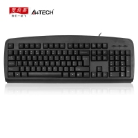 双飞燕KB-8 有线游戏键盘 PS2防水键盘