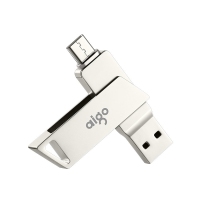 爱国者U盘 U350 64G手机电脑双用优盘TYPE-C优盘金属USB3.0