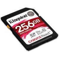 金士顿SD卡256G SDR2 300M/260M V90 8K 存储卡高端单反相机内存卡