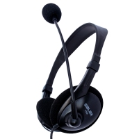 Salar/声籁 V58电脑头戴式游戏娱乐耳机带麦克风高清通话单插头