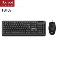 方正F8169商务办公键盘鼠标套装U+U套装有线笔记本台式电脑套件