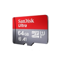 闪迪tf卡A1 64g （红灰） 140M/S高速手机内存卡