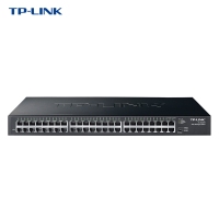 TP-LINK TL-SG2048 48口全千兆WEB网管交换机 企业网络监控分线器