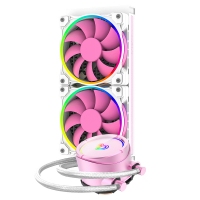 ID-COOLING PINKFLOW240ARGB粉色炫彩5V电脑台式风扇CP...