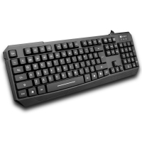 惊雷K5家用办公键盘 有线USB台式机笔记本电脑通用游戏键盘黑色