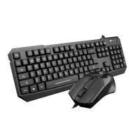 惊雷KM5800 USB有线鼠标键盘套装惊雷鼠标惊雷键盘（黑/白）