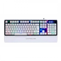 美胜 潘多拉K5000高端悬浮发光游戏键盘(黑色/白色可选)