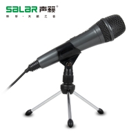 Salar/声籁M19台式机电脑麦克风话筒笔记本电容麦K歌会议YY录