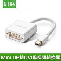 绿联10402雷电转dvi转换器minidp转dvi视频转接线适用macbook...