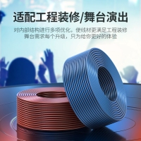 绿联80166话筒线100米卡农麦克风音箱功放调音台电子琴装修音频信号线