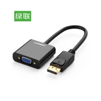 绿联20415 DP转VGA转换器 Displayport转VGA母头高清转换线