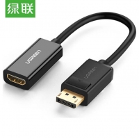 绿联 40363 dp转hdmi转换器 Displayport 转HDMI线 4K*2K版转接线