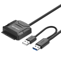绿联（UGREEN）20202 USB3.0转SATA转换器 2.5/3.5寸硬...