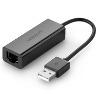 绿联20254USB2.0笔记本电脑有线百兆网卡 USB转RJ45 小米盒子