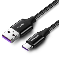 绿联50995 2米US279 USB A转USB-CType-C 5A数据线超快充数据线