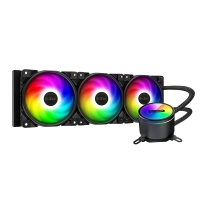 超频三凌镜 360RGB 一体式水冷RGB神光同步台式电脑主机散热器