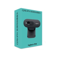罗技C270i 720P 500万像素 45° 高清USB网络摄像头 网络课程远程教育 台式机电脑 电视