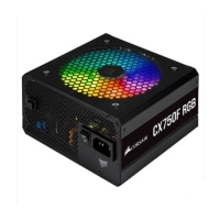 海盗船CX750F RGB灯效 黑色台式机电脑电源铜牌全模组智能温控静音