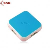 SSK飚王缤纷SHU030 1.5m线长 分线器USB集线器一拖四USB HUB