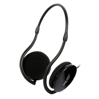 声丽SH-903（黑色）时尚后挂式耳机 台式电脑头戴式耳麦重低音双插头耳机
