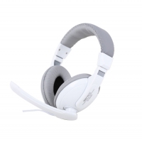 声丽 ST-2628N（白色）硕美科单孔电脑耳机运动头戴式耳麦大包围护耳重低音
