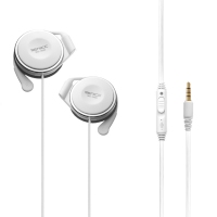 声丽 MX-145N（白色） 耳挂式运动耳机跑步户外电脑手机安卓通用四极接口