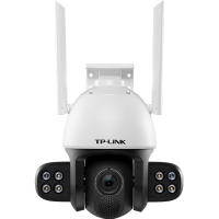TP-LINK IPC634-A4室外防水无线摄像头声光警戒双向语音300W全彩