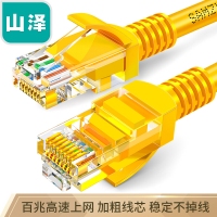 山泽（SAMZHE）YL-502高速超五类网线2米(黄色）