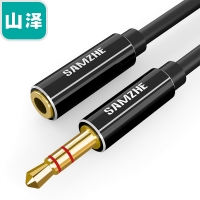 山泽（SAMZHE)YP-730音频延长线3.5mm公对母汽车手机电脑耳机延长线...