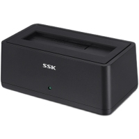 SSK飚王 DK105 硬盘底座外接盒2.5/3.5寸通用type-c读取器硬盘壳