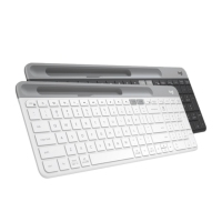 罗技k580（黑/白）无线键盘蓝牙薄款安静办公游戏手机平板
