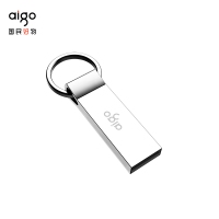 爱国者（aigo）16GB USB2.0 U盘 U210 金属U盘  银色