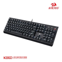 虹龙K860游戏电竞 LK极光轴机械键盘网吧网咖有线电脑吃鸡lol大逃