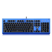 虹龙K860游戏电竞 蓝色 LK极光轴机械键盘网吧网咖有线电脑吃鸡lol