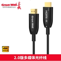 长城CH010纯铜 50米光纤HDMI 2.0版高清工程线