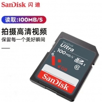 Sandisk闪迪SD 128G 100M/S SDXC内存卡相机存储卡 高速闪存卡