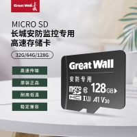 长城 TF卡128G 安防监控专用高速存储卡