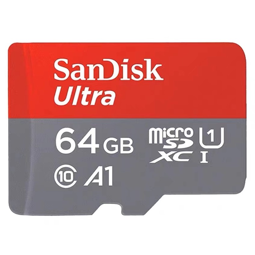 闪迪tf卡A1 64g （红灰） 140M/S高速手机内存卡