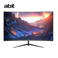 升技（abit）E3215B-Q 32" 黑色显示器 三微边设计 低蓝光 HDMI+VGA 曲面液晶显示器