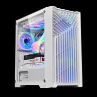玩嘉 风琴（白色）机箱台式机matx小机箱 玻璃侧透/240水冷/背线/USB3.0