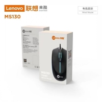 联想来酷 MS130 USB有线办公游戏发光鼠标