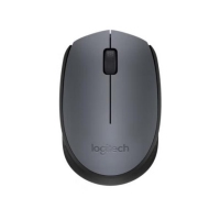 罗技（Logitech）M170 灰色 轻便型无线鼠标左右对称小巧型办公鼠标